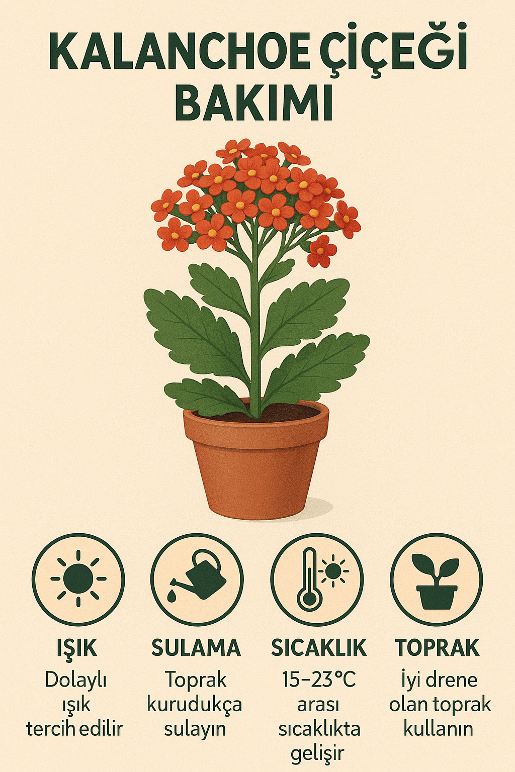Kalanchoe bakımı nasıl yapılır