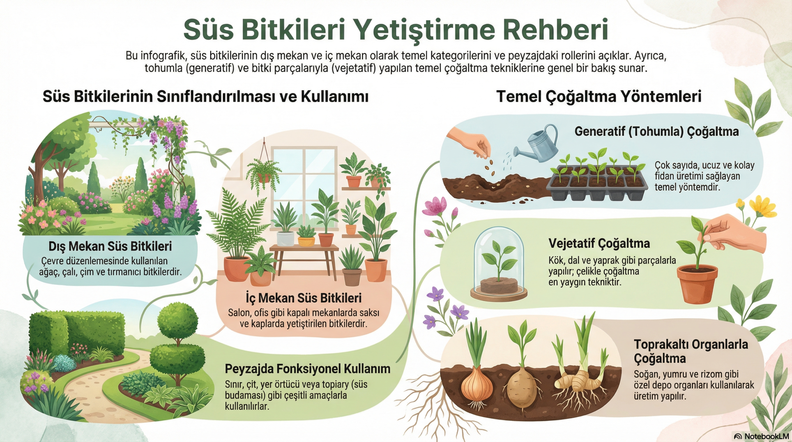 süs bitkileri yetiştiriciliği infografik